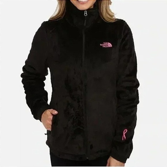 The North Face Jackets & Blazers - The North Face Women's Pink Ribbon Osito Fleece Jacket Size M Black